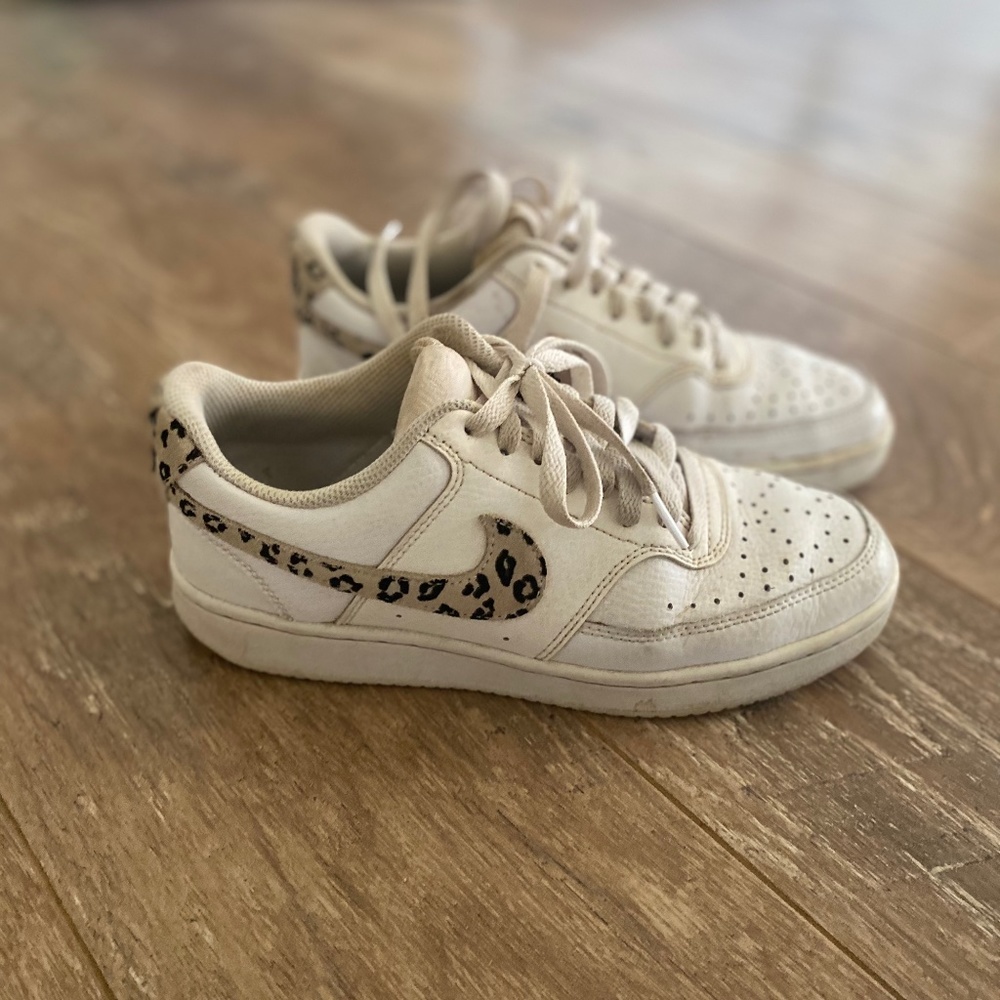 Nike leopard sneakers